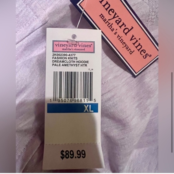 VINEYARD VINES NWT Dreamcloth Hoodie (XL) - Picture 4 of 4